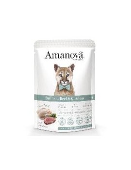 Amanova Adulte GF Boeuf&poulet sachet 85 g