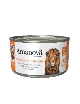 Amanova Adulte Poulet&fromage boîte 70 g