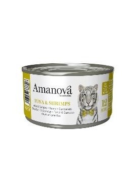 Amanova Adulte Thon&crevettes boîte 70 g