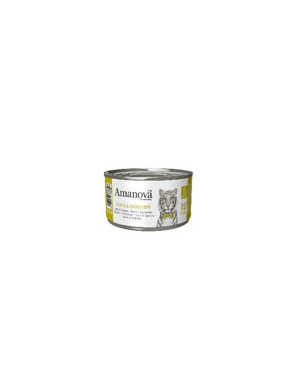 Amanova Adulte Thon&crevettes boîte 70 g