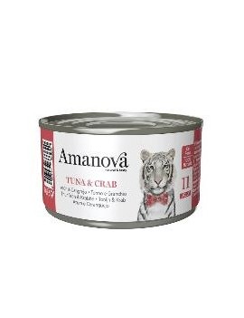 Amanova Adulte Thon&crabe boîte 70 g