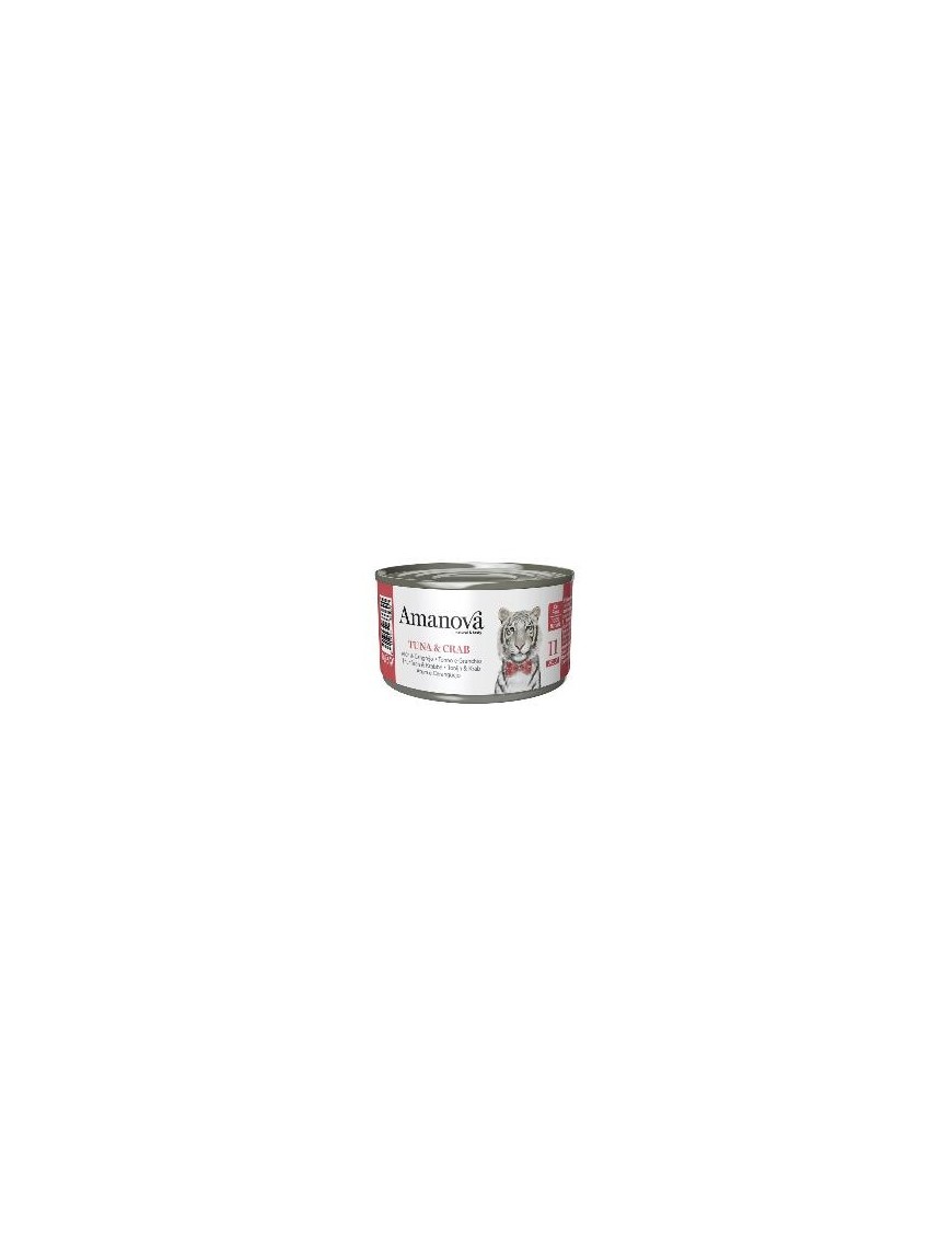 Amanova Adulte Thon&crabe boîte 70 g