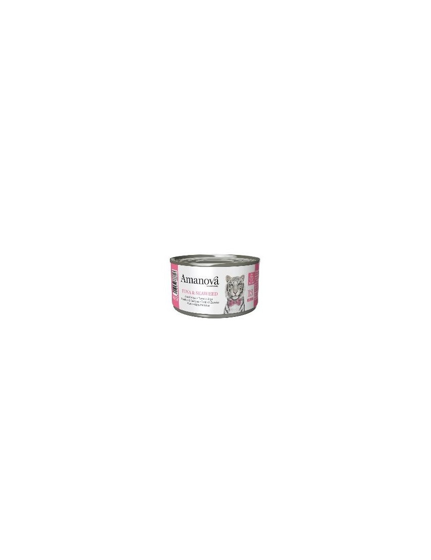 Amanova Adulte Thon&algues marines boîte 70 g