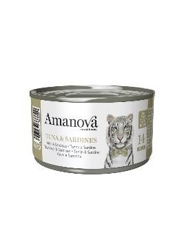 Amanova Adulte Thon&sardines boîte 70 g