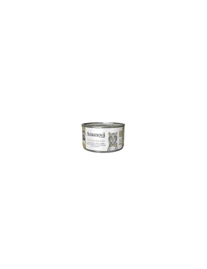 Amanova Adulte Thon&sardines boîte 70 g