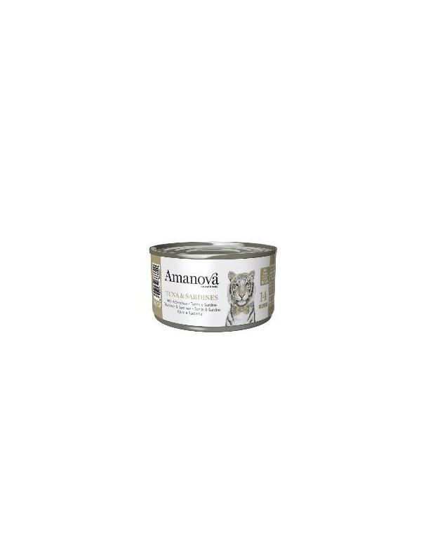 Amanova Adulte Thon&sardines boîte 70 g