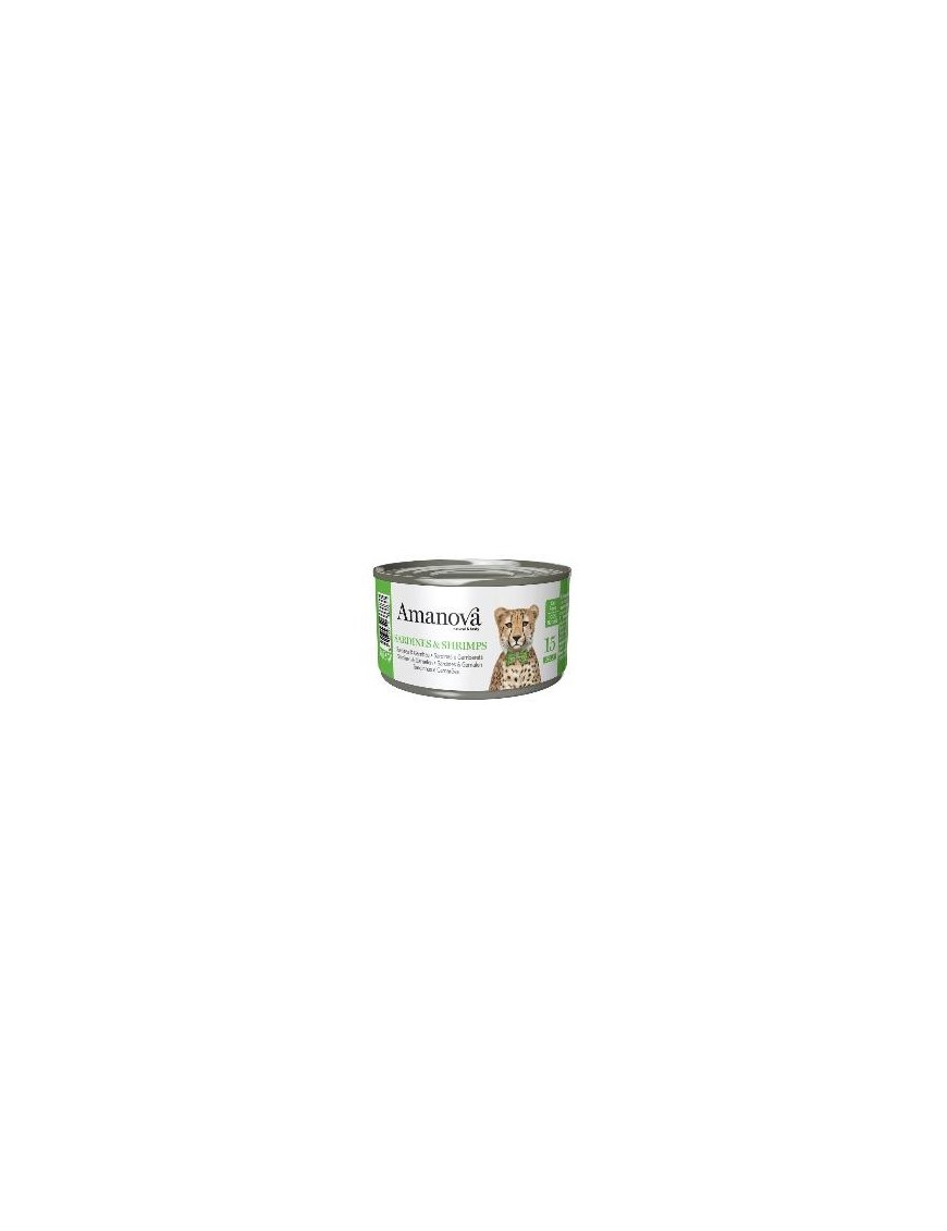 Amanova Adulte Sardines&crevettes boîte 70 g