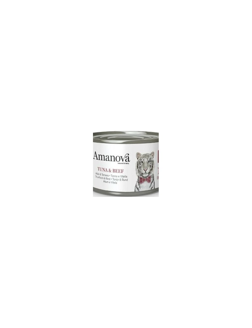 Amanova Adulte Thon&boeuf boîte 70 g