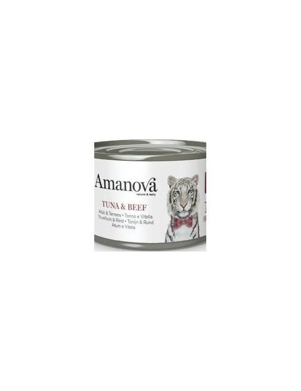 Amanova Adulte Thon&boeuf boîte 70 g
