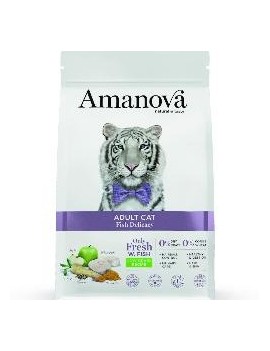 Amanova Adulte Low grain Poisson blanc