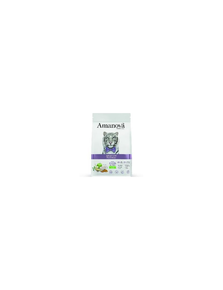 Amanova Adulte Low grain Poisson blanc