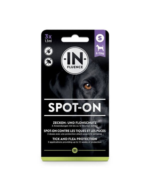 Influence Spot-on Contre les puces et tiques