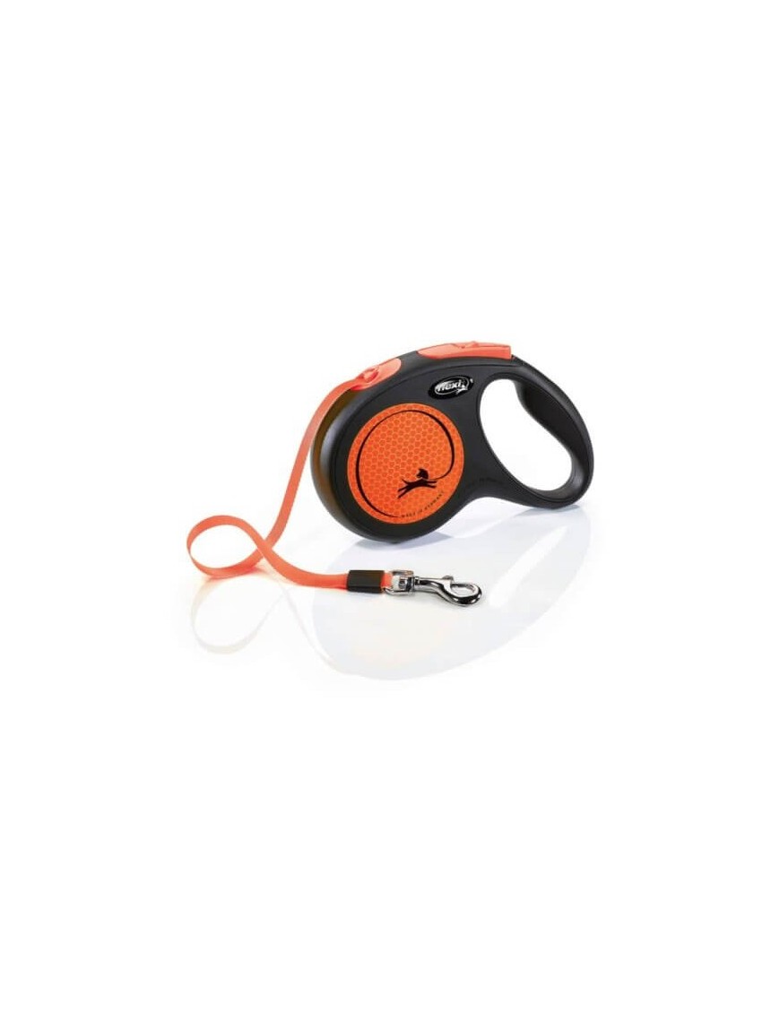 Flexi New Neon Orange sangle 5 m