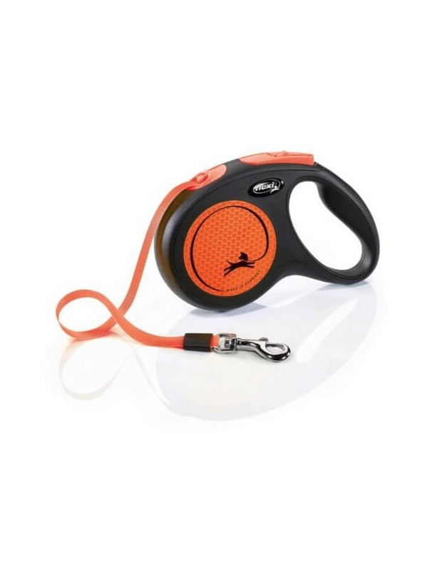 Flexi New Neon Orange sangle 5 m