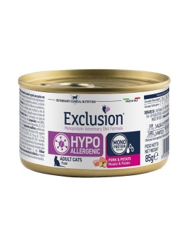 Exclusion Hypoallergenic Porc&patate boîte pâté 85 g