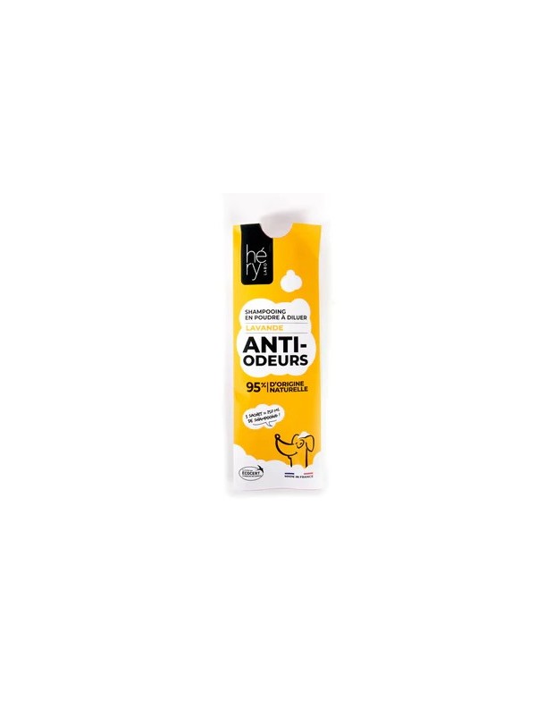 HERY Shampoing Anti-odeurs en poudre 25 g