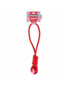 Balle avec corde, rouge