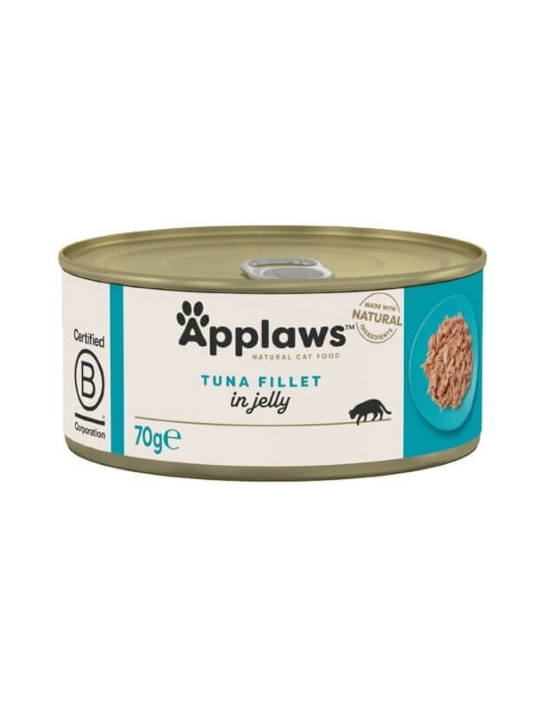 Applaws Natural Cat Filet de thon en gelée boîte 70 g