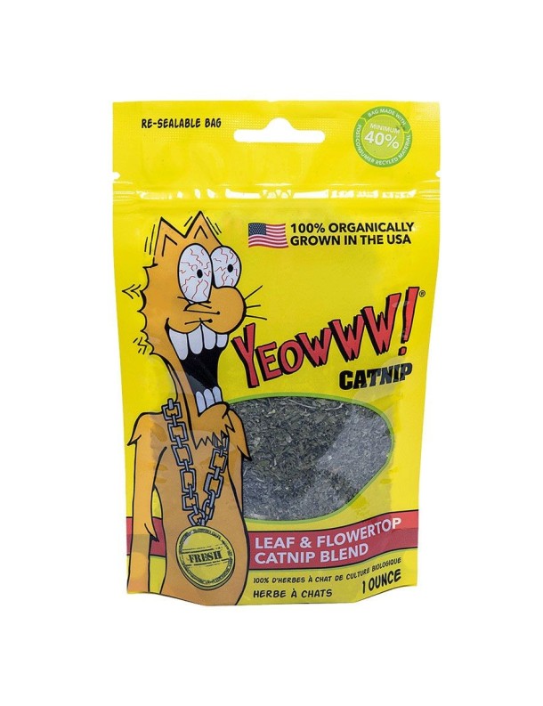 Yeowww Herbe catnip pour chat