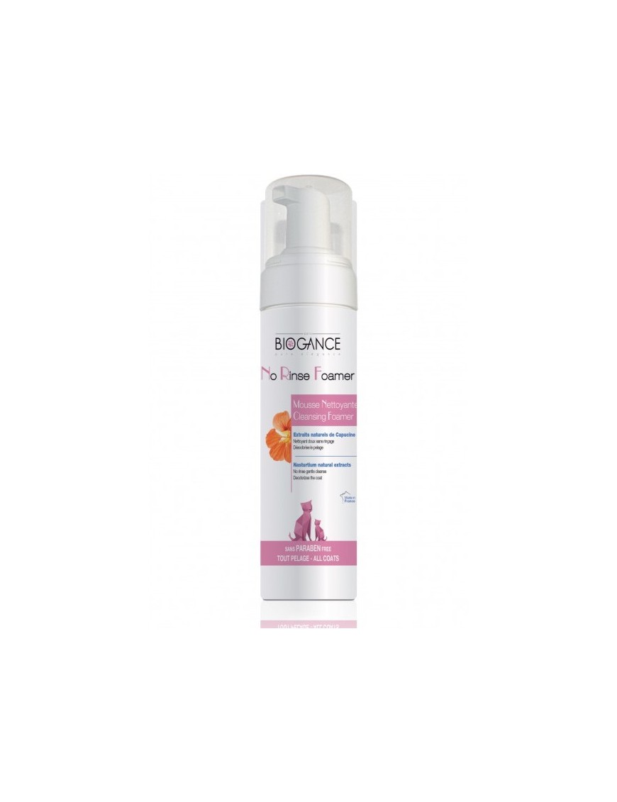 Biogance Mousse sans rinçage Chat 200 ml