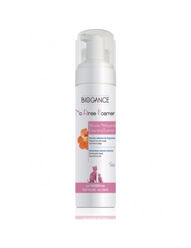 Biogance Mousse sans rinçage Chat 200 ml