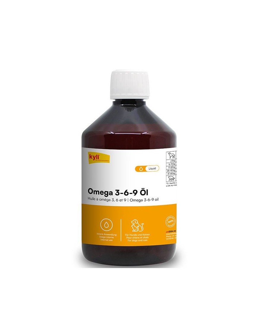 Huile Oméga 3-6-9, 500 ml