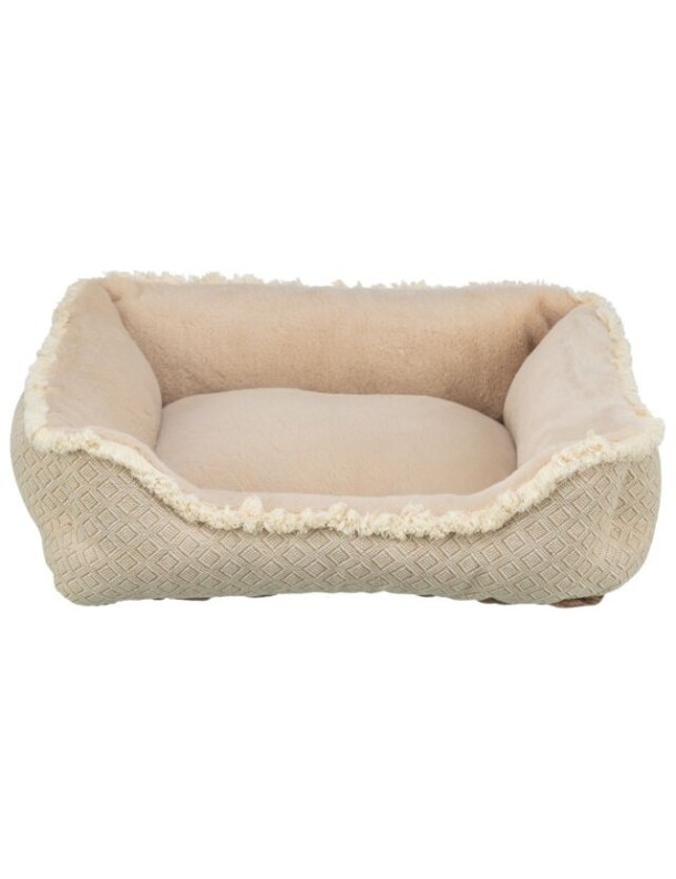 Lit Boho beige carré