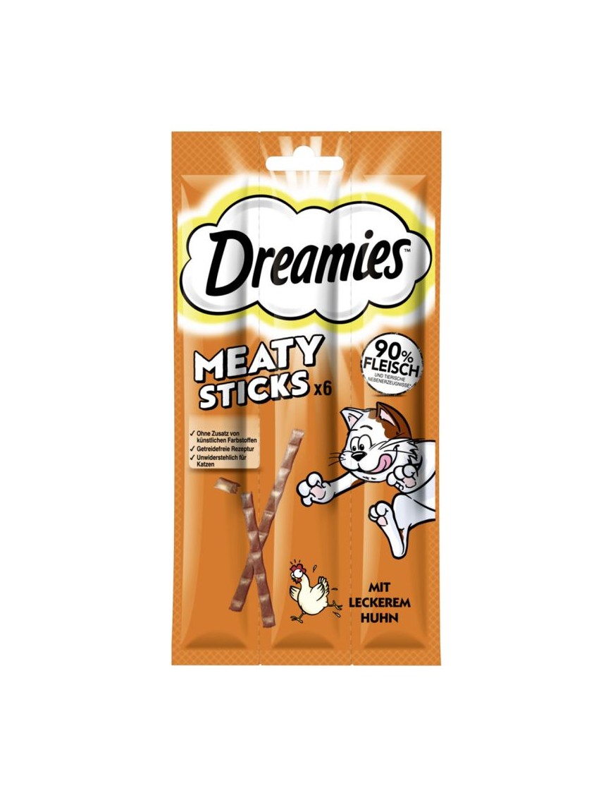 Dreamies Meaty sticks Poulet 6x5 g