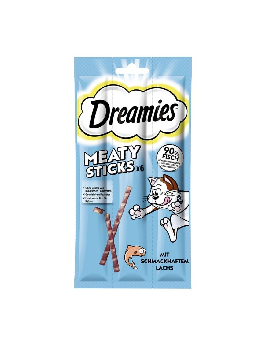 Dreamies Meaty sticks Saumon 6x5 g