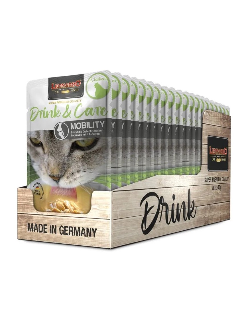Leonardo Drink&Care Mobility Soupe au poulet 40 g