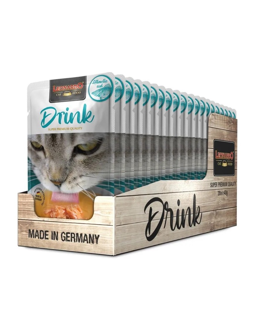 Leonardo Drink Soupe au poulet et cabillaud 40 g