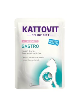 Kattovit Gastro Sachet au saumon 85 g