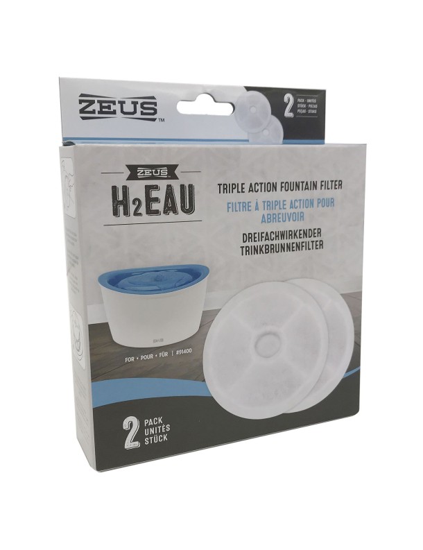 Filtre de rechange pour fontaine Zeus