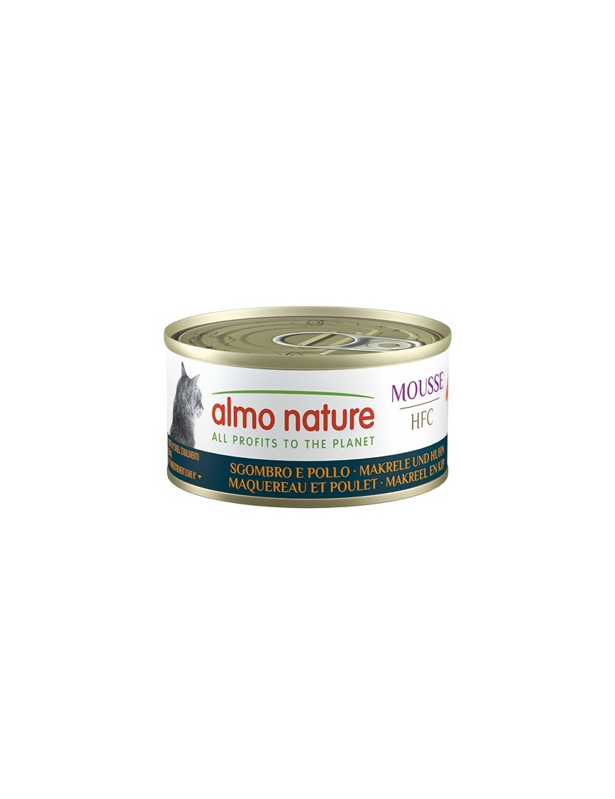 Almo HFC Mousse Maquereau avec poulet boîte 70 g