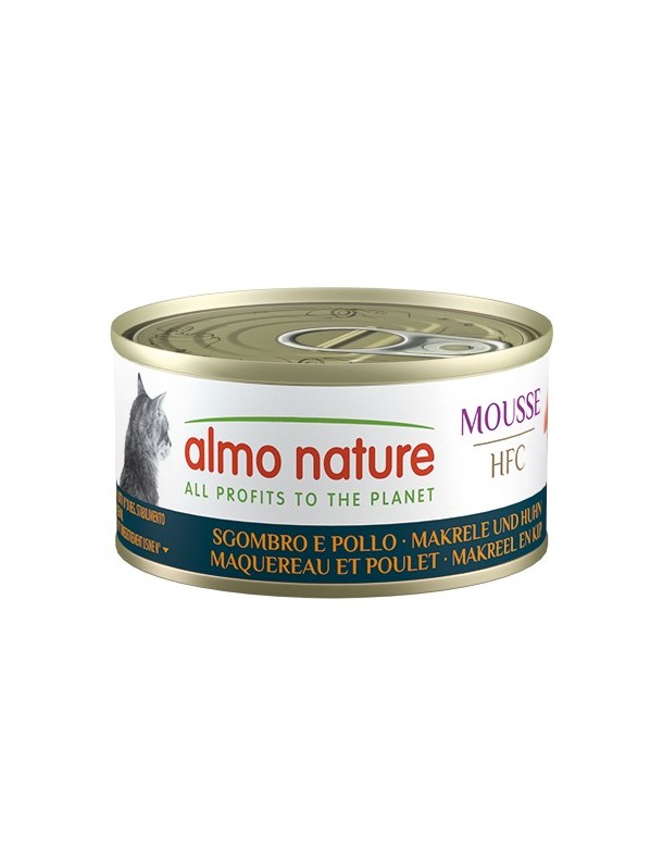 Almo HFC Mousse Maquereau avec poulet boîte 70 g