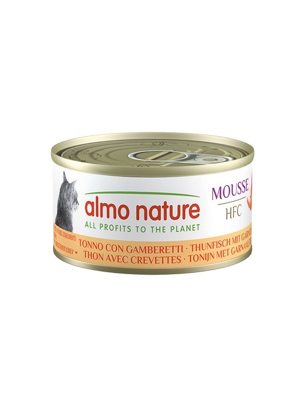 Almo HFC Mousse Thon avec crevettes boîte 70 g
