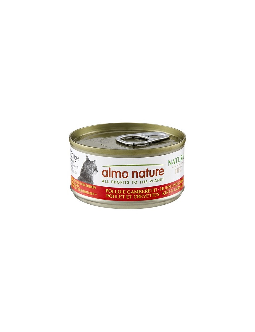 Almo Natural Poulet et crevettes boîte