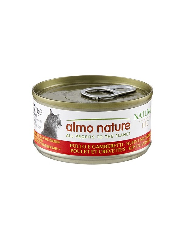 Almo Natural Poulet et crevettes boîte