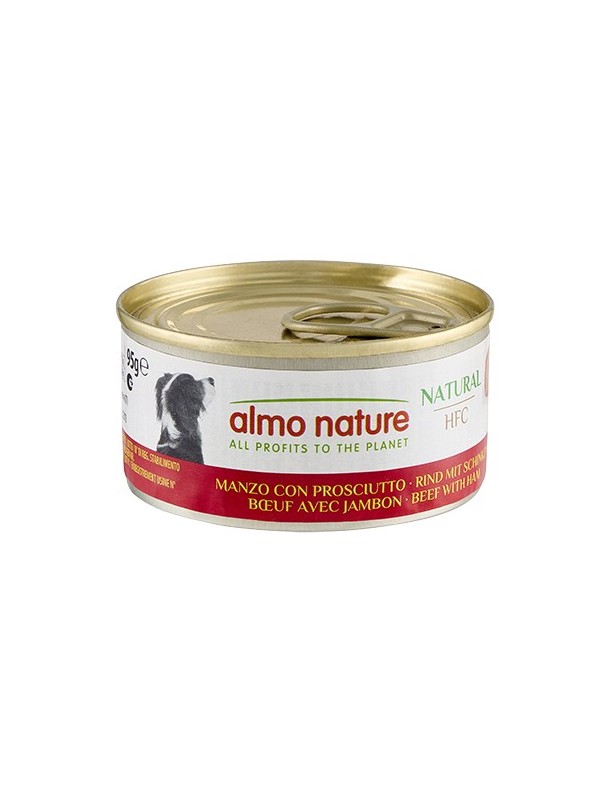 Almo Natural Boeuf et jambon boîte 95 g