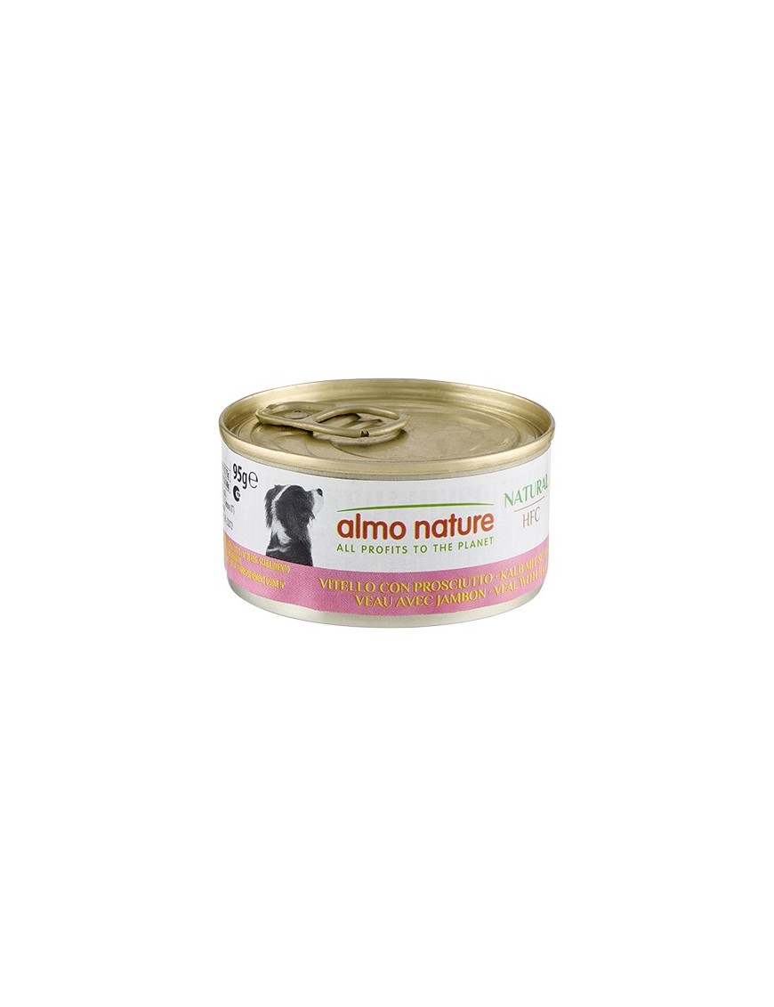 Almo Natural Veau et jambon boîte 95 g