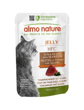 Almo Jelly Filet de thon et algues sachet 55 g