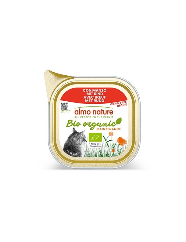 Almo Bio organic Boeuf barquette 85 g