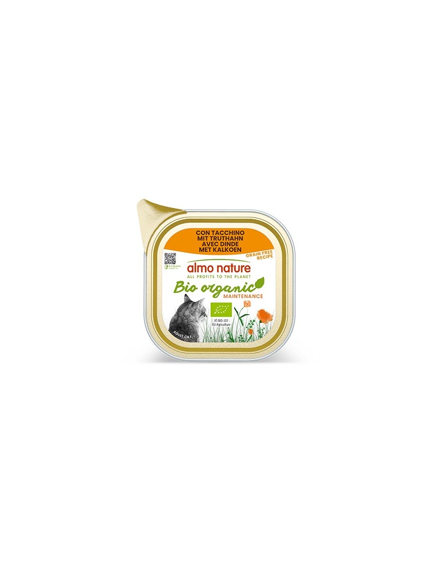 Almo Bio organic Dinde barquette 85 g