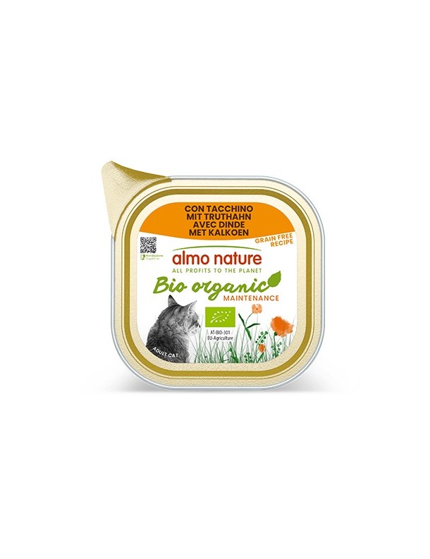 Almo Bio organic Dinde barquette 85 g