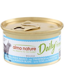 Almo Daily Mousse Thon et poisson blanc boîte 85 g
