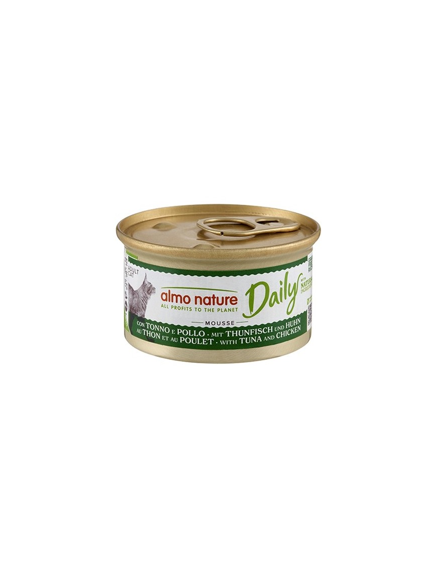 Almo Daily Mousse Thon et poulet boîte 85 g