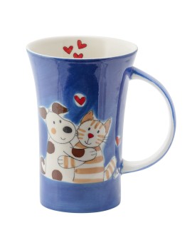 Tasse Mug Cat & Dog Love