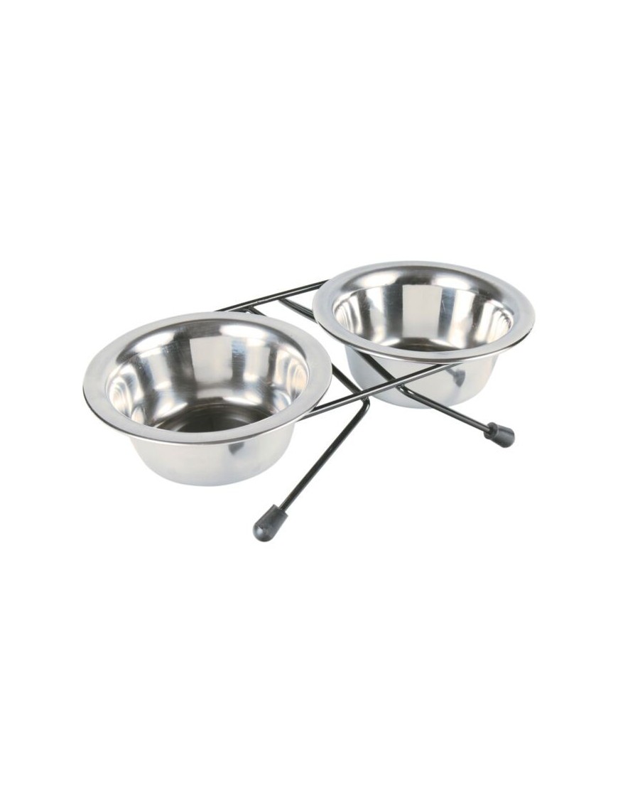 Set gamelles inox 2x0.75 litre