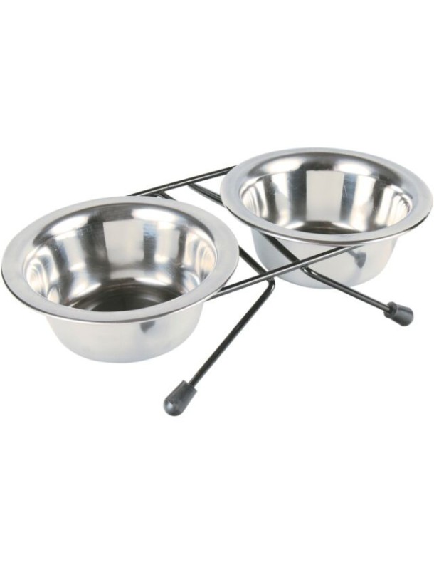 Set gamelles inox 2x0.75 litre