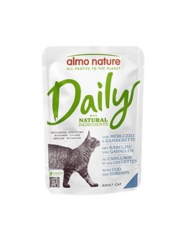 Almo Daily Morue & crevettes sachet 70 g